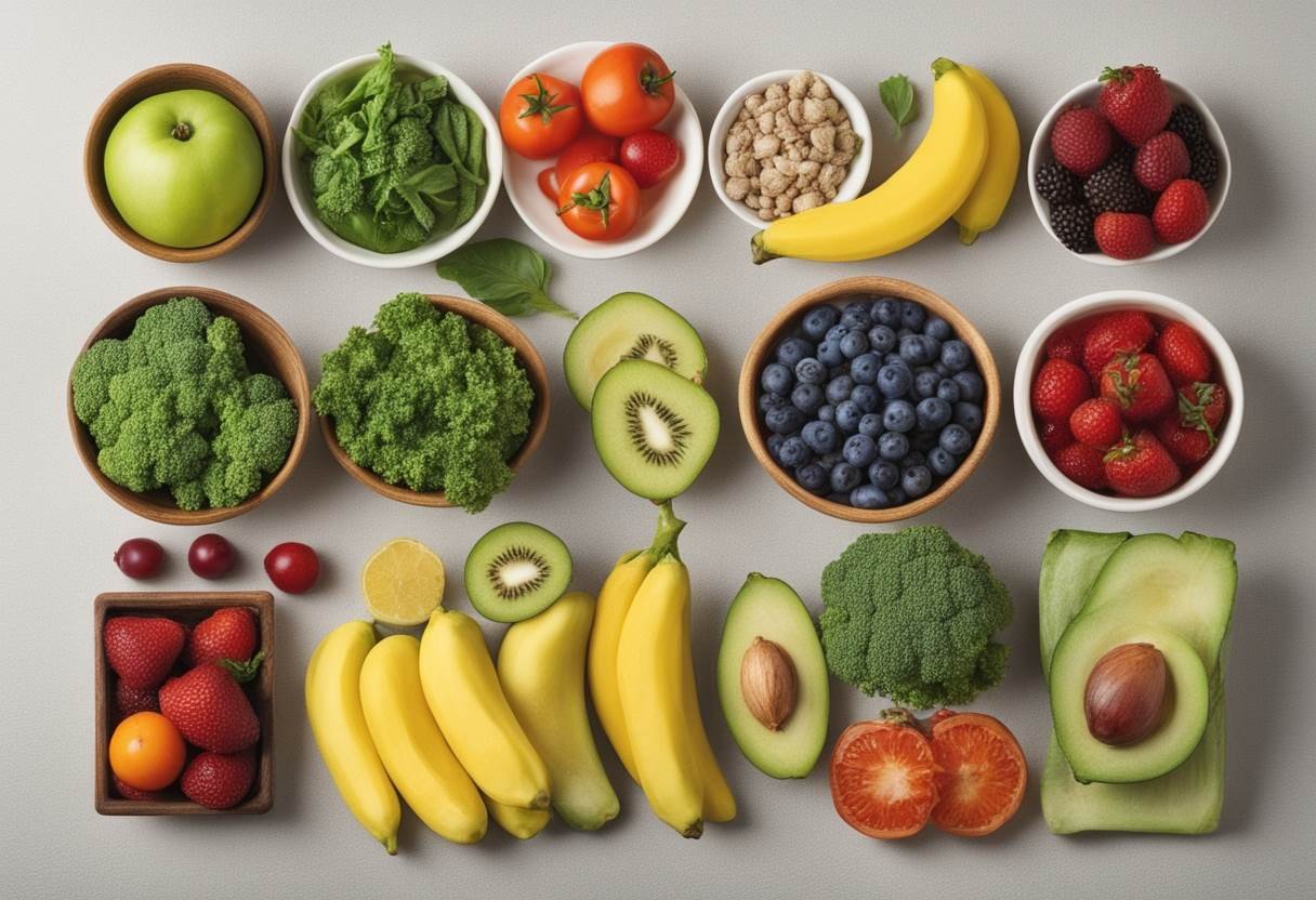 7 Days Healthy Diet Plan for Men with vegetables and Fruits