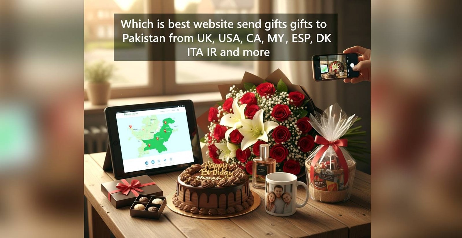 Best Website to Send Gifts to Pakistan from UK, USA, CA, MY, DE, ESP, DK, ITA, IR